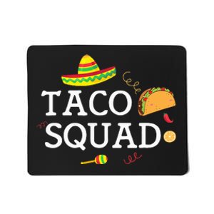 Taco Tuesday Funny Taco Squad Mousepad