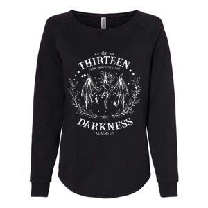 The Thirteen From Now Until The Darkness Claims Us Saying Womens California Wash Sweatshirt