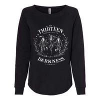 The Thirteen From Now Until The Darkness Claims Us Saying Womens California Wash Sweatshirt