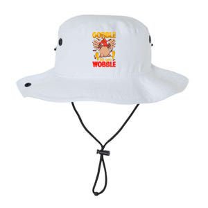 Thanksgiving Turkey Funny Quote Gobble Till You Wobble Gift Legacy Cool Fit Booney Bucket Hat