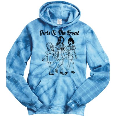 To The Front Riot Grrrl Tie Dye Hoodie