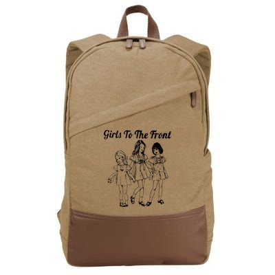 To The Front Riot Grrrl Cotton Canvas Backpack