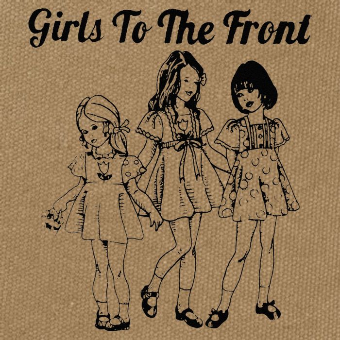 To The Front Riot Grrrl Cotton Canvas Backpack
