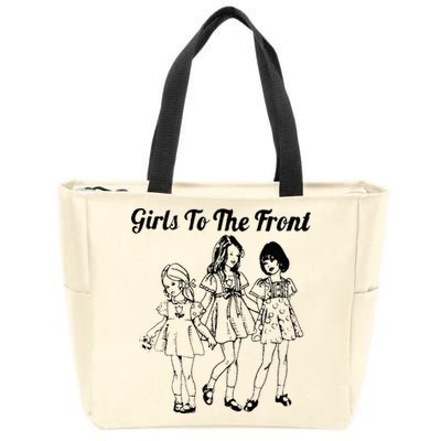 To The Front Riot Grrrl Zip Tote Bag