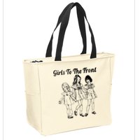 To The Front Riot Grrrl Zip Tote Bag