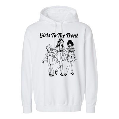 To The Front Riot Grrrl Garment-Dyed Fleece Hoodie