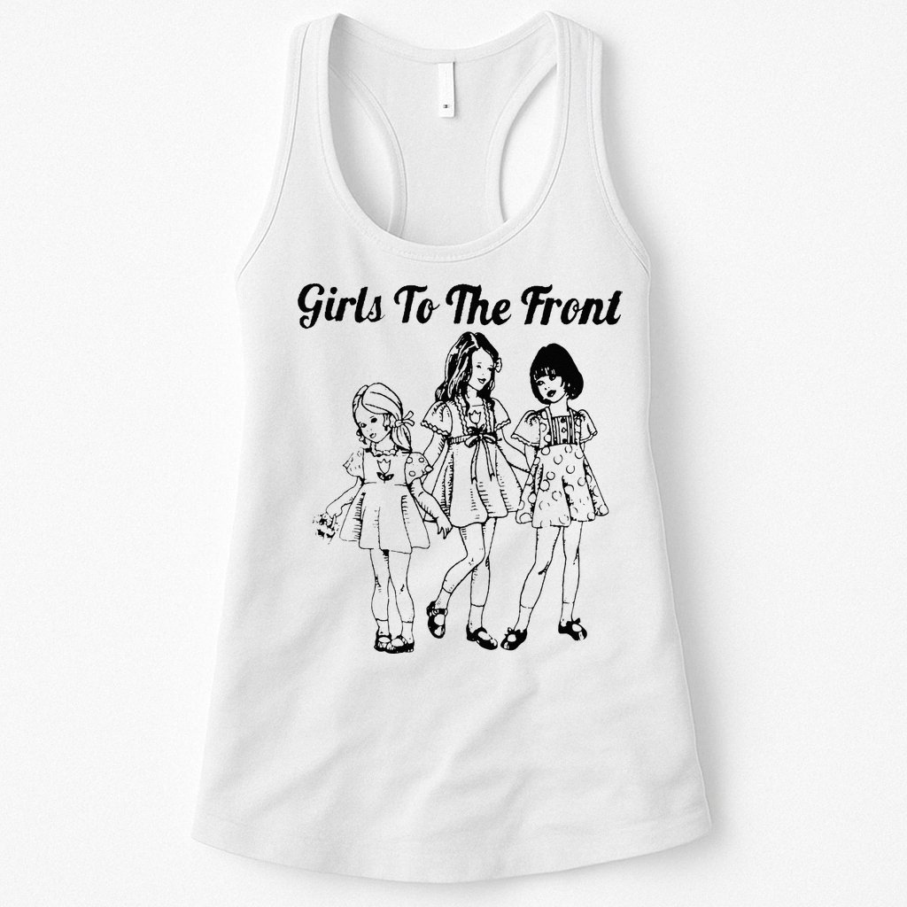 To The Front Riot Grrrl Womens Tank Top
