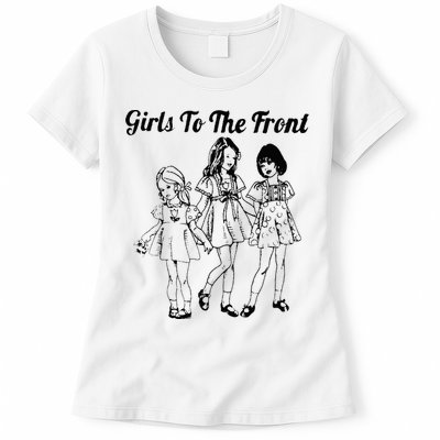 To The Front Riot Grrrl Womens T-Shirt