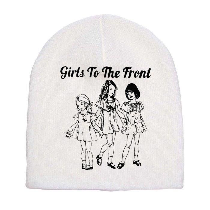 To The Front Riot Grrrl Short Acrylic Beanie