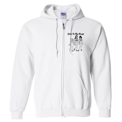 To The Front Riot Grrrl Full Zip Hoodie