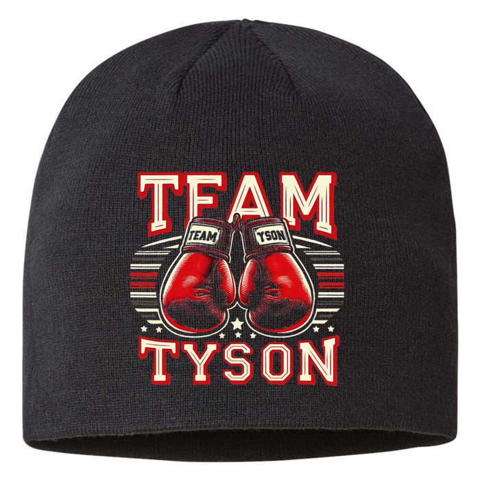 Team Tyson Family Personalized Name Vintage Tyson Sustainable Beanie