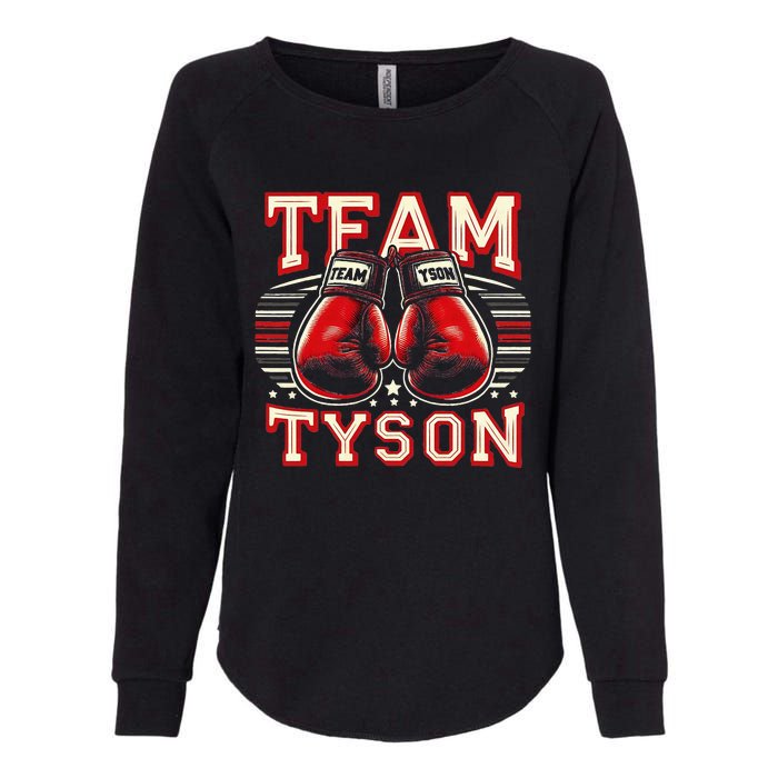 Team Tyson Family Personalized Name Vintage Tyson Womens California Wash Sweatshirt