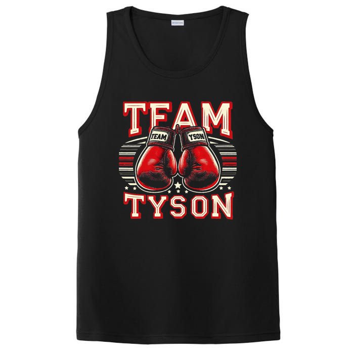 Team Tyson Family Personalized Name Vintage Tyson PosiCharge Competitor Tank