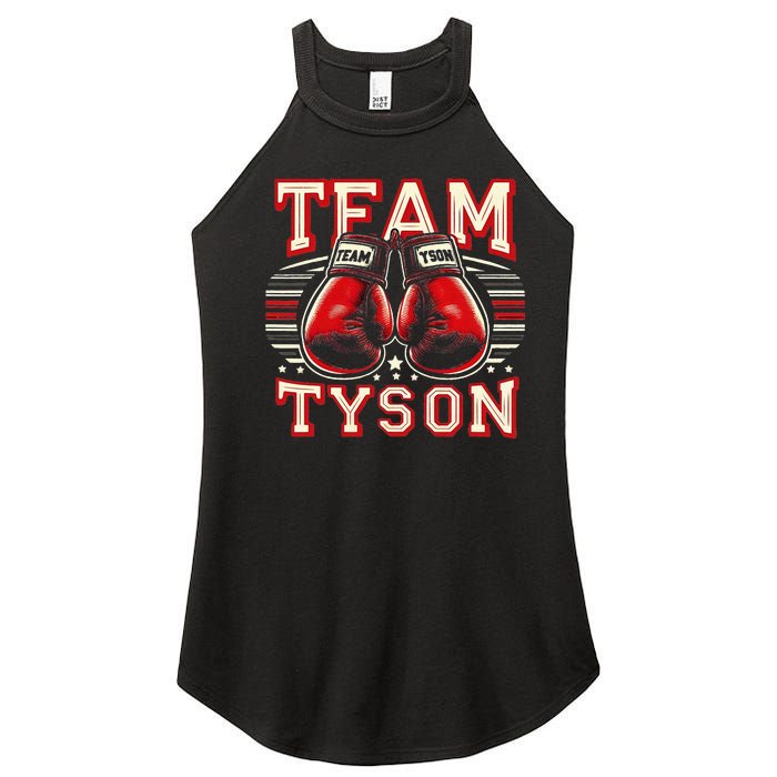 Team Tyson Family Personalized Name Vintage Tyson Women's Perfect Tri Rocker Tank