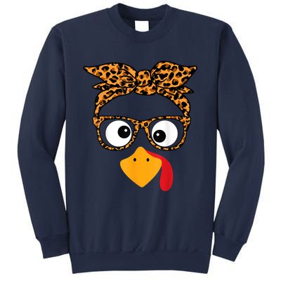 Thanksgiving Turkey Face Sweatshirt