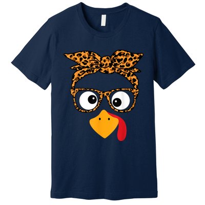 Thanksgiving Turkey Face Premium T-Shirt