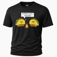 Taco Tuesday Funny Text Humour Happy Camping Jokes Performance Shirt
