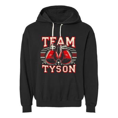 Team Tyson Family Personalized Name Garment-Dyed Fleece Hoodie