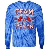 Team Tyson Family Personalized Name Tie-Dye Long Sleeve Shirt