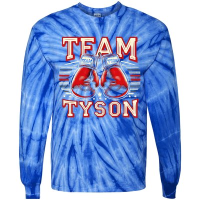 Team Tyson Family Personalized Name Tie-Dye Long Sleeve Shirt