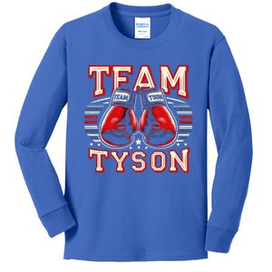 Team Tyson Family Personalized Name Kids Long Sleeve Shirt