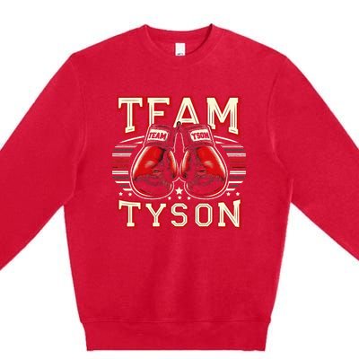 Team Tyson Family Personalized Name Premium Crewneck Sweatshirt