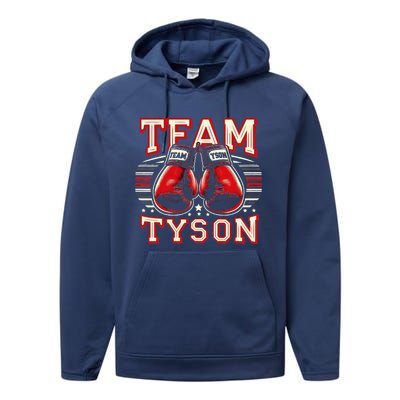 Team Tyson Family Personalized Name Performance Fleece Hoodie