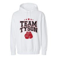 Team Tyson Family Personalized Name Garment-Dyed Fleece Hoodie