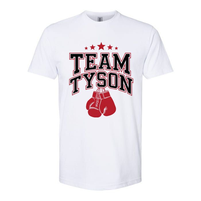 Team Tyson Family Personalized Name Softstyle CVC T-Shirt