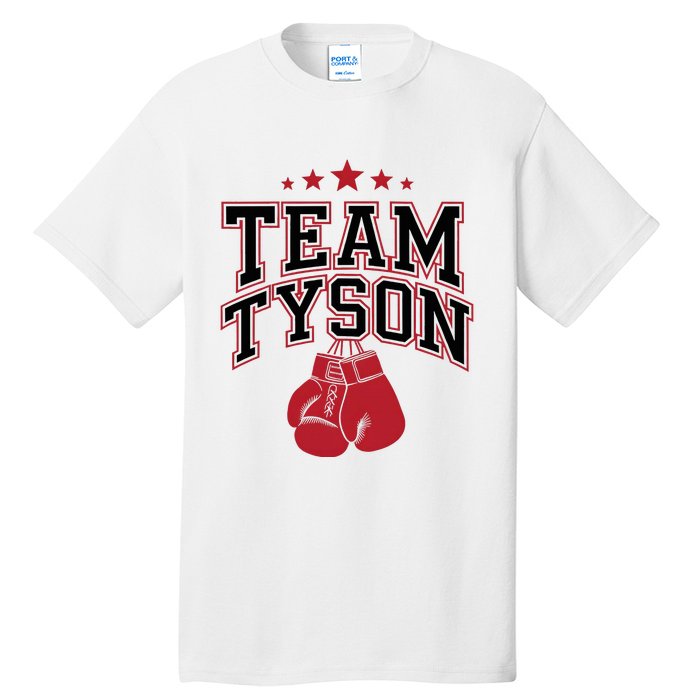 Team Tyson Family Personalized Name Tall T-Shirt