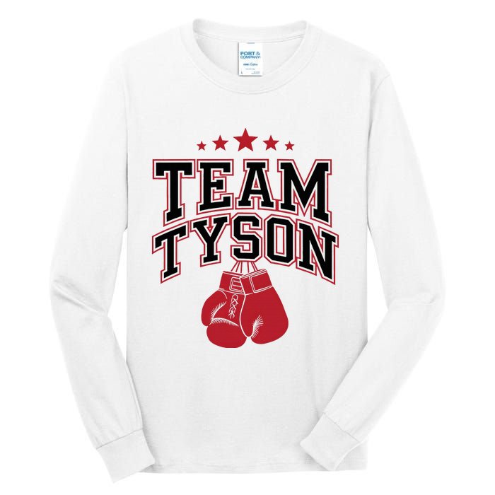 Team Tyson Family Personalized Name Tall Long Sleeve T-Shirt