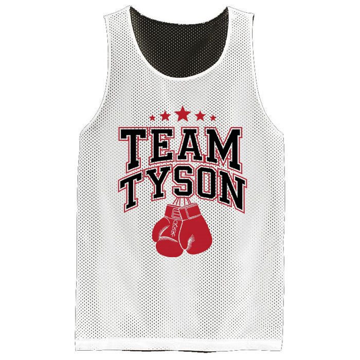 Team Tyson Family Personalized Name Mesh Reversible Basketball Jersey Tank