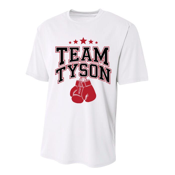 Team Tyson Family Personalized Name Performance Sprint T-Shirt