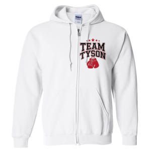 Team Tyson Family Personalized Name Full Zip Hoodie