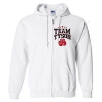 Team Tyson Family Personalized Name Full Zip Hoodie