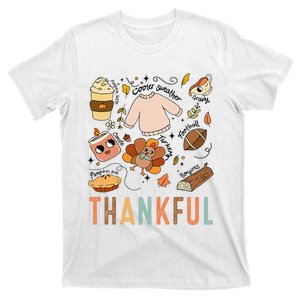 Thanksgiving Turkey Fall Thankful Graphic FamilywomenS T-Shirt