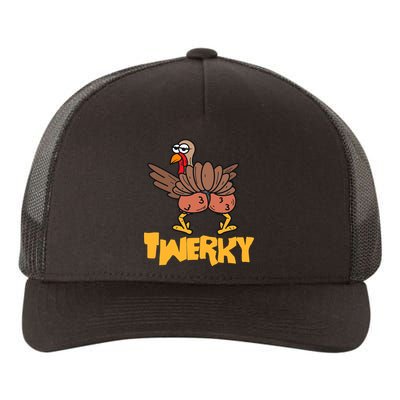 Twerky Thanksgiving | Funny Twerking Turkey Dance Gift Yupoong Adult 5-Panel Trucker Hat