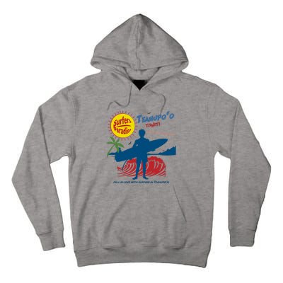 Teahupo Tahiti French Polynesia Surfer Tall Hoodie