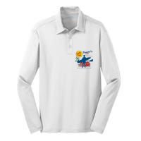 Teahupo Tahiti French Polynesia Surfer Silk Touch Performance Long Sleeve Polo