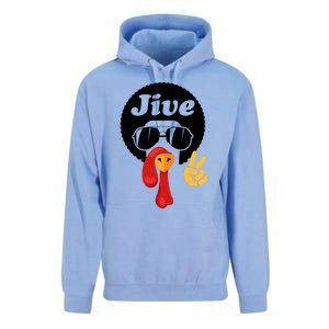 Thanksgiving Turkey Face Peace Sign Retro 70S Fans Gift Unisex Surf Hoodie