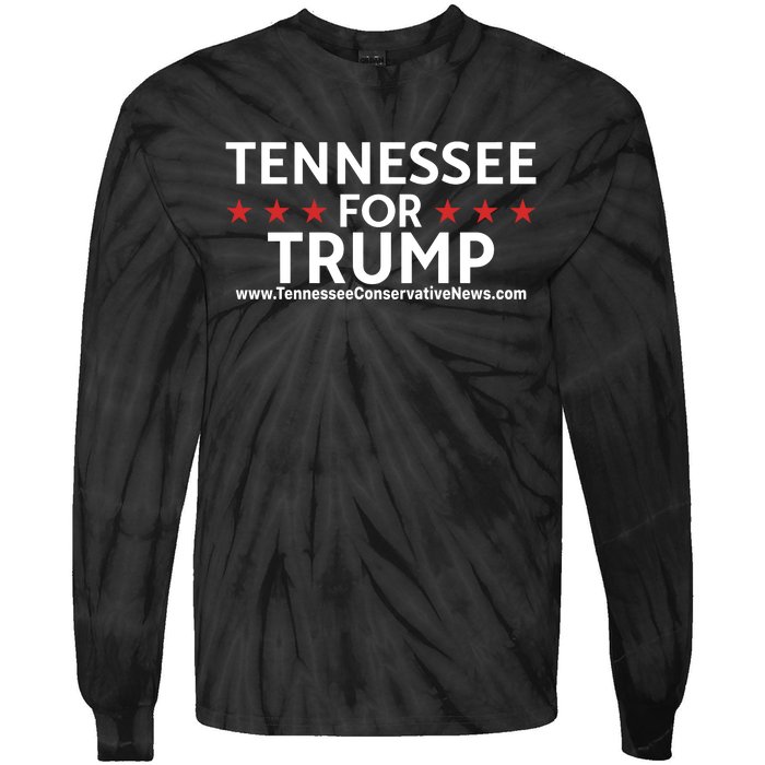 Tnconews1 Tennessee For Trump Tie-Dye Long Sleeve Shirt