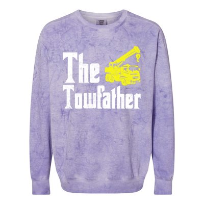 The Towfather Father’S Day Gifts Colorblast Crewneck Sweatshirt