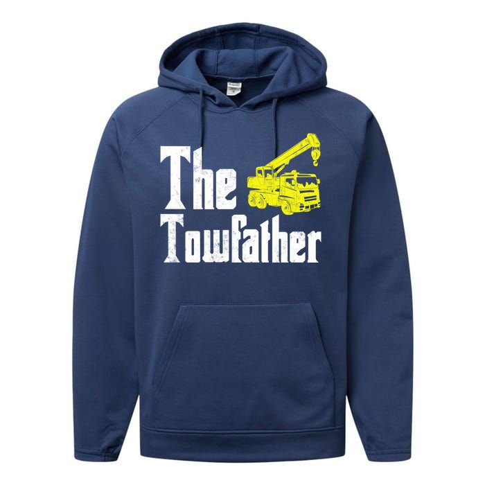 The Towfather Father’S Day Gifts Performance Fleece Hoodie