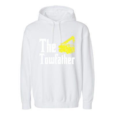 The Towfather Father’S Day Gifts Garment-Dyed Fleece Hoodie