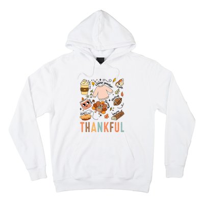 Thanksgiving Turkey Fall Thankful Graphic Family Hoodie