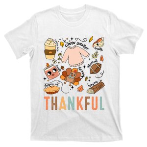 Thanksgiving Turkey Fall Thankful Graphic Family T-Shirt