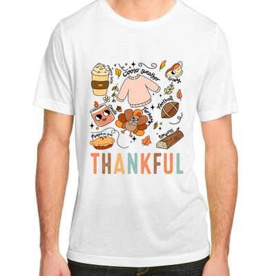 Thanksgiving Turkey Fall Thankful Graphic Family Adult ChromaSoft Performance T-Shirt