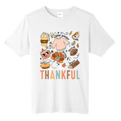 Thanksgiving Turkey Fall Thankful Graphic Family Tall Fusion ChromaSoft Performance T-Shirt