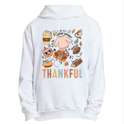 Thanksgiving Turkey Fall Thankful Graphic Family Urban Pullover Hoodie