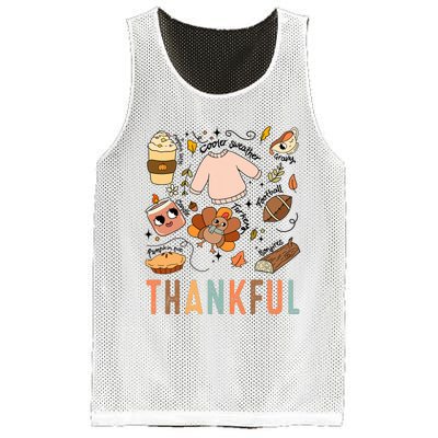 Thanksgiving Turkey Fall Thankful Graphic Family Mesh Reversible Basketball Jersey Tank